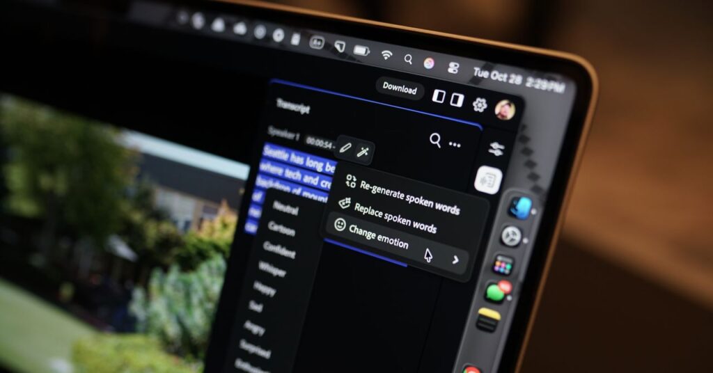 Exclusive: Adobe's AI Tool Can Transform the Emotional Tone of Voice-Overs