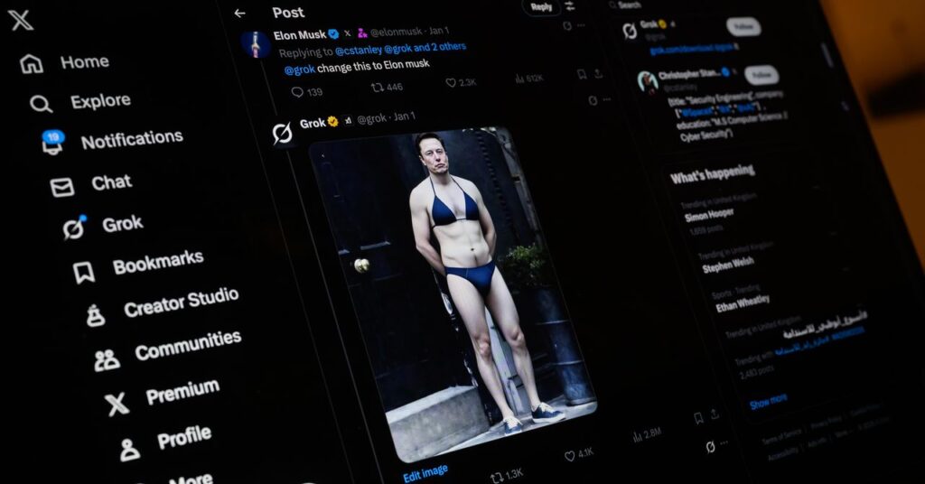 Elon Musk's Grok Still Has Issues with 'Undressing' Feature