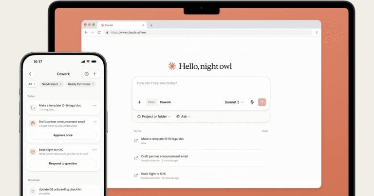 Close Your Laptops! Anthropic Launches Claude Cowork Agent for Mobile ...