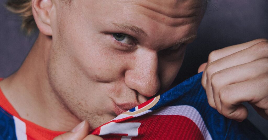 Erling Haaland's Ubiquity at the World Cup: Much of It Is AI-Generated