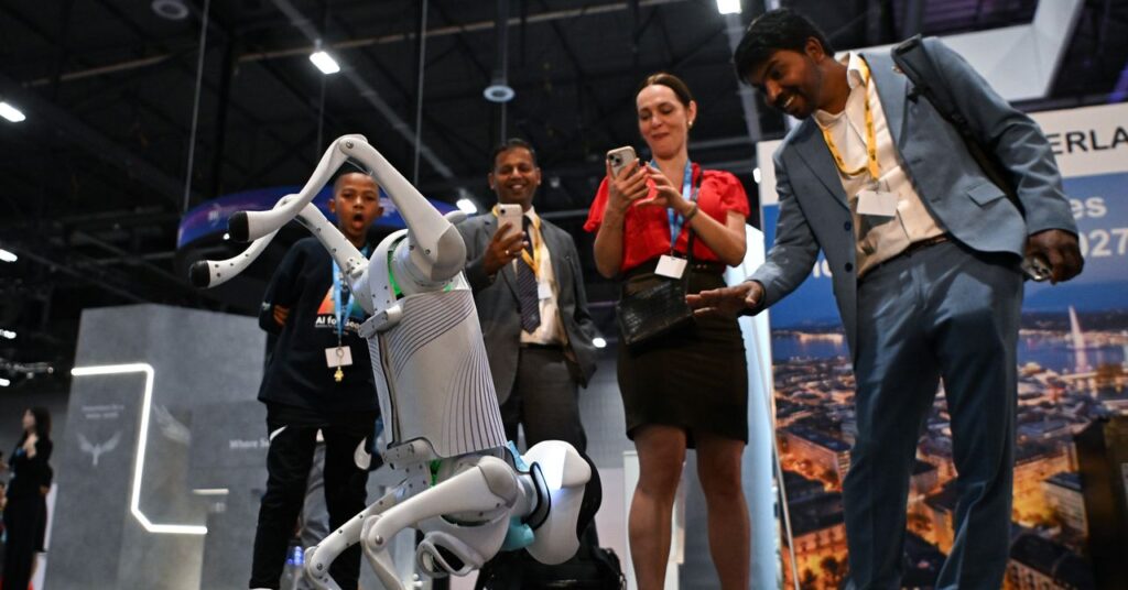 Robot Canines, Electric Cars, and Emergency Choppers: The UN AI Summit Had It All